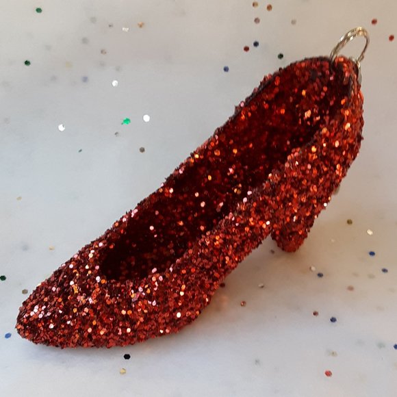 Coming Soon! Ruby Slipper Wizard Oz Inspired Handcrafted Acrylic Keychain Shoe - Picture 4 of 15